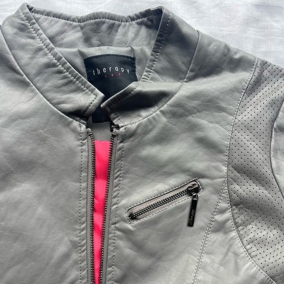 Faux Leather Jacket - women’s M - Picture 2 of 5